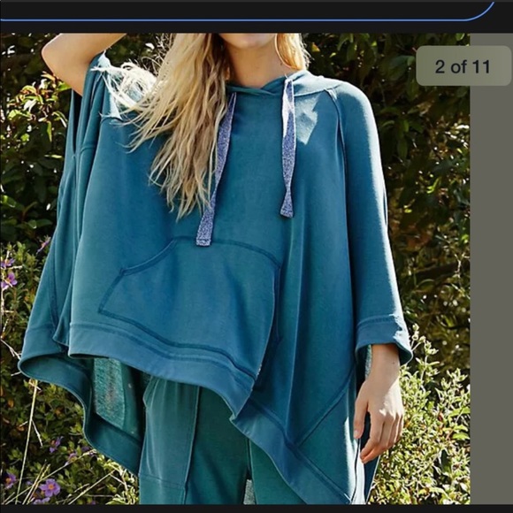 Free People Tops - NWT Free People Movement Hood Poncho Oversized